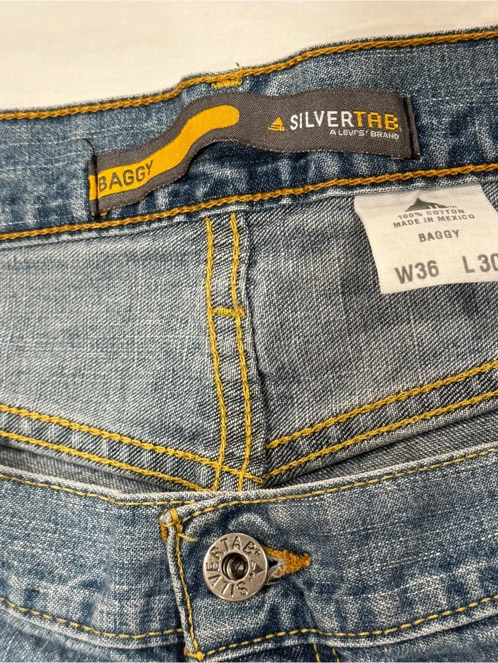 Levi's SilverTab Men's Vintage Baggy Jeans 36 Y2k “04 Skater Grunge Streetwear